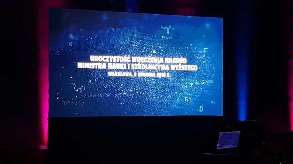 Photo Grzegorz Langner - Award of the Minister of Science and Higher Education for the creators of EDUballs