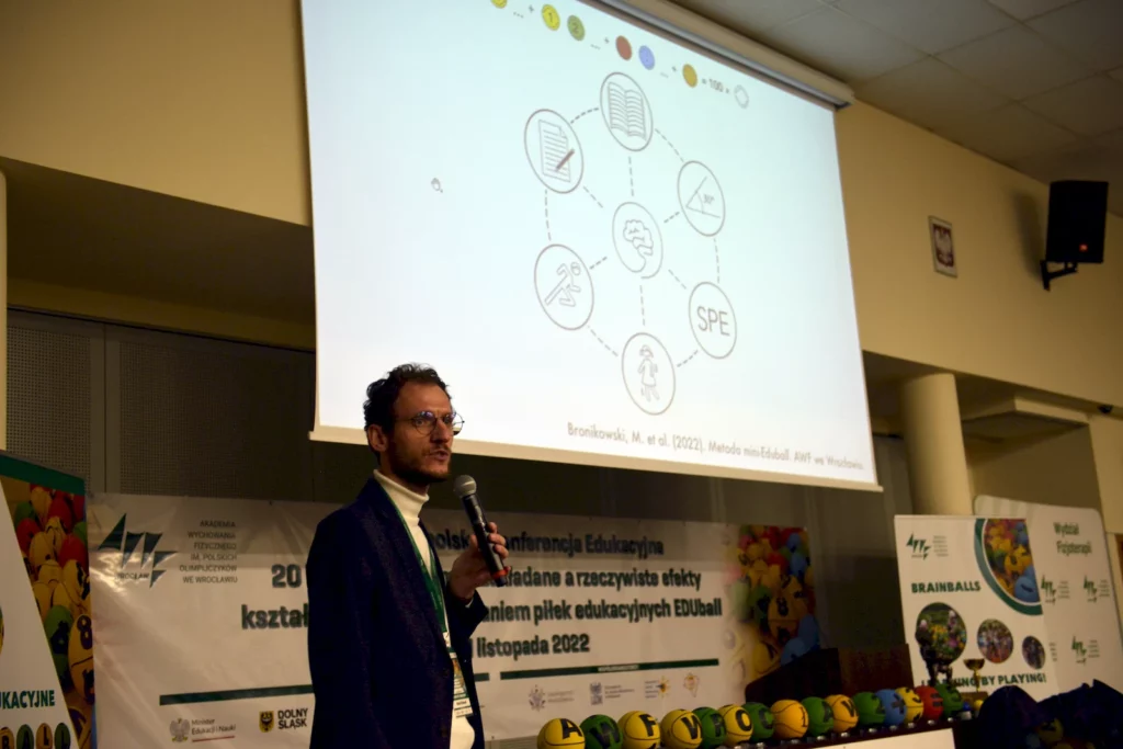 Photo Adam Haładaj – 3rd National Educational Conference – 20 years with EDUballs, November 14, 2022