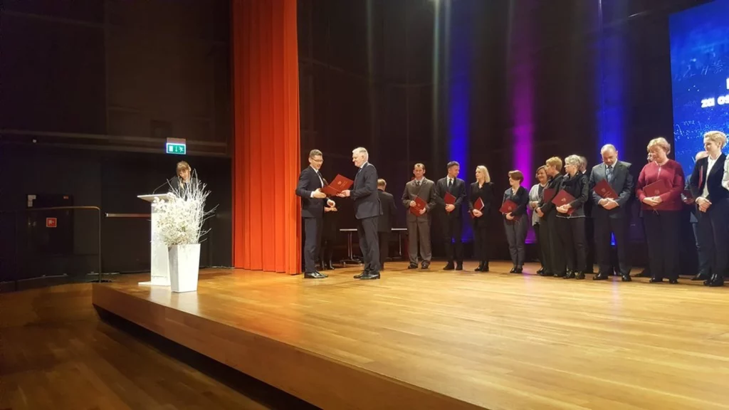 Photo Grzegorz Langner - Award of the Minister of Science and Higher Education for the creators of EDUballs