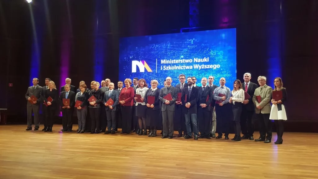 Photo Grzegorz Langner - Award of the Minister of Science and Higher Education for the creators of EDUballs
