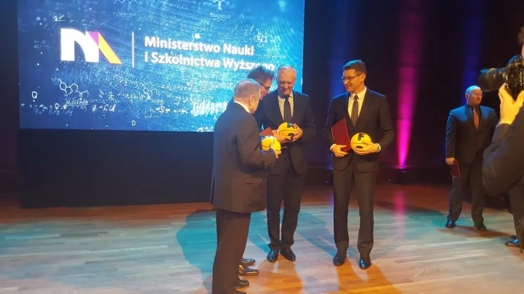 Photo Grzegorz Langner - Award of the Minister of Science and Higher Education for the creators of EDUballs