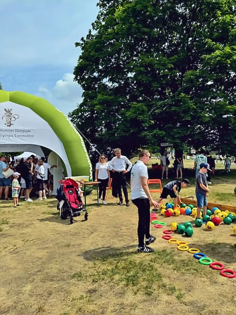 Fot. Sara Wawrzyniak - EDUballe i mini-Eduballe na Pikniku Olimpijskim PKOl