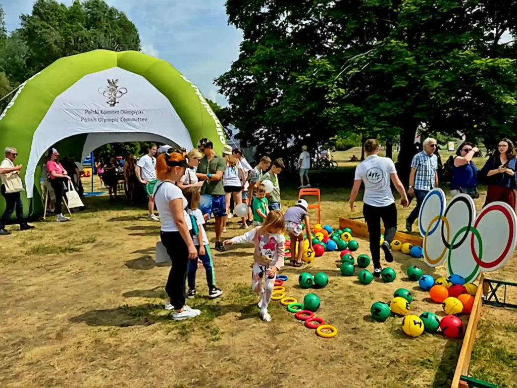 Fot. Sara Wawrzyniak - EDUballe i mini-Eduballe na Pikniku Olimpijskim PKOl