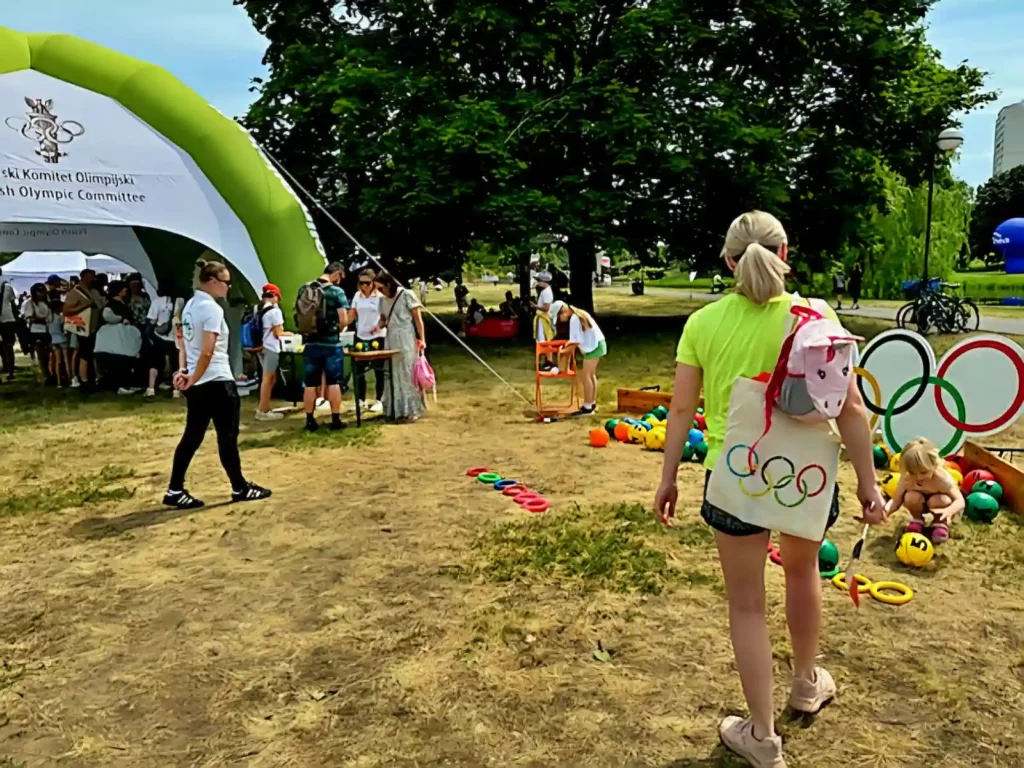 Fot. Sara Wawrzyniak - EDUballe i mini-Eduballe na Pikniku Olimpijskim PKOl