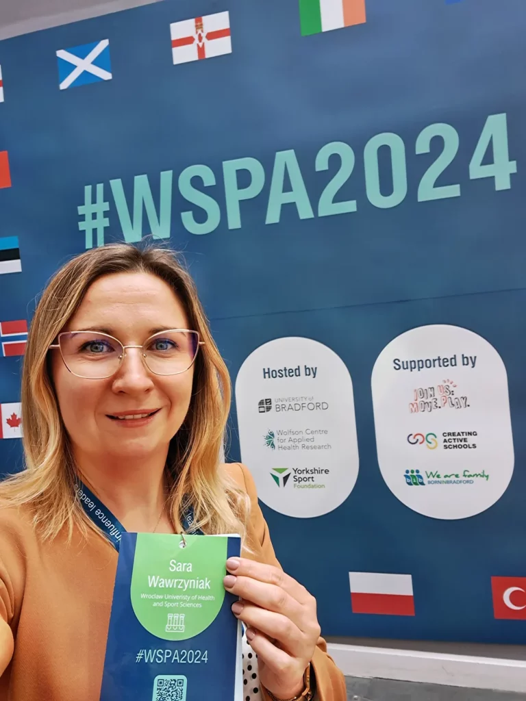 Fot. Sara Wawrzyniak - Whole-School Physical Activity Conference 2024 w University of Bradford (17-19.06.2024 r.)