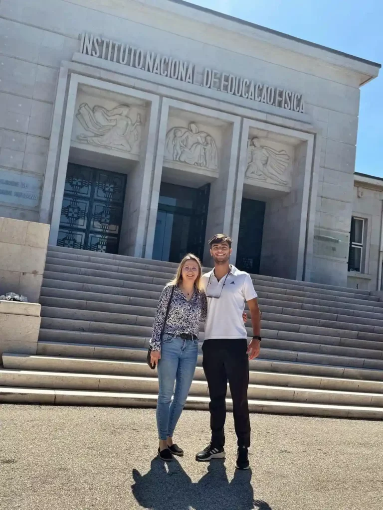 Fot. Sara Wawrzyniak - Zajęcia z piłkami BRAINball w Faculty of Human Kinetics (University of Lisbon) w ramach programu Erasmus+