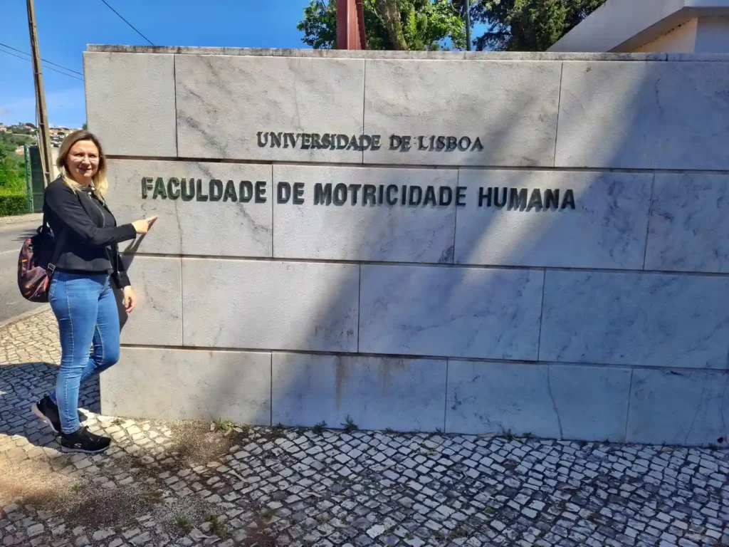 Fot. Sara Wawrzyniak - Zajęcia z piłkami BRAINball w Faculty of Human Kinetics (University of Lisbon) w ramach programu Erasmus+